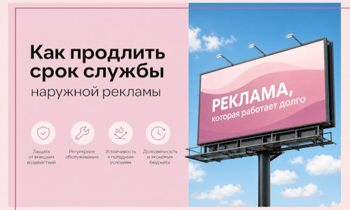 Как продлить срок службы наружной рекламы в  Приморско-Ахтарске